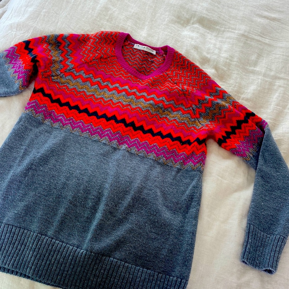 Trina Turk faire isle sweater
